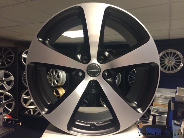 Borbet cc aluminium velgenset - 5x105 7j et40 - afbeelding 1 van  1