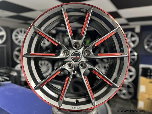 Borbet lx aluminium velgenset - 5x114.3 8.5j et37 - afbeelding 1 van  1