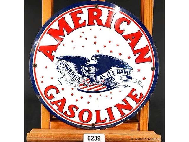 Bord american gasoline kunststof - afbeelding 1 van  4
