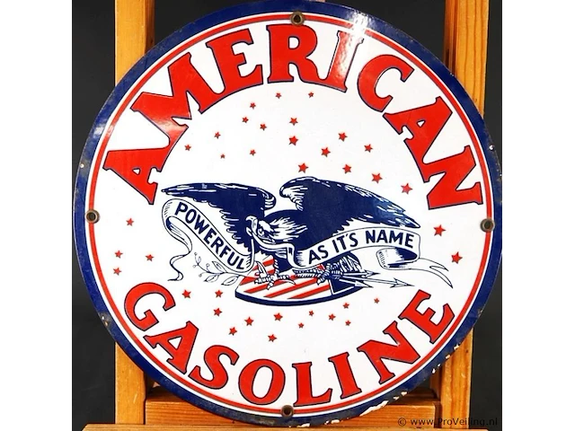 Bord american gasoline kunststof - afbeelding 2 van  4