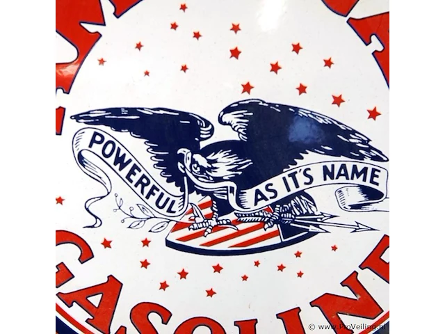 Bord american gasoline kunststof - afbeelding 3 van  4