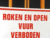Bord roken en open vuur verboden kunststof - afbeelding 3 van  4