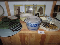 Borden, messen, onderborden, loodglasjes enz…. - afbeelding 1 van  3