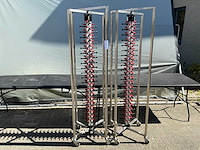 Bordenrek trolley (2x) - afbeelding 1 van  5
