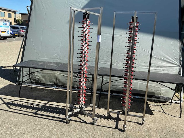 Bordenrek trolley (2x) - afbeelding 2 van  5