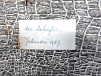 Borduurwerk in klassieke houten lijst - afbeelding 6 van  7