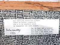Borduurwerk in klassieke houten lijst - afbeelding 7 van  7