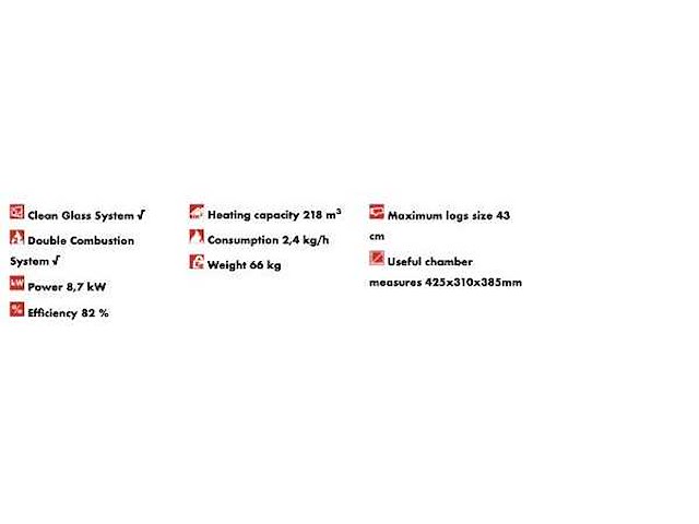 Boreal - e7000 - houtkachel - hoekhaard - vrijstaand - afbeelding 6 van  8