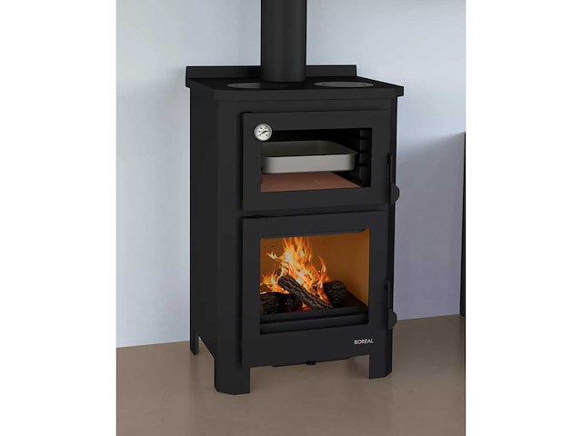 Boreal - ech9000 oven + kookplaat - vrijstaand - houtkachel - afbeelding 2 van  4