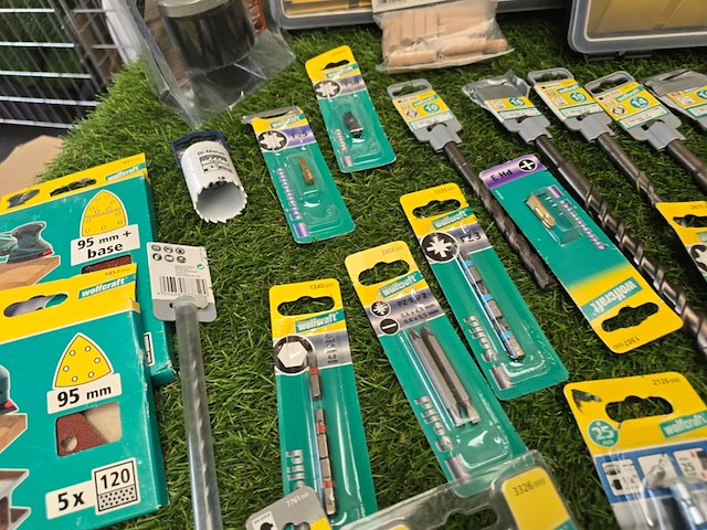 Boren bits koffers en meer wolfkraft, partij - afbeelding 2 van  14