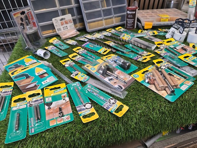 Boren bits koffers en meer wolfkraft, partij - afbeelding 6 van  14