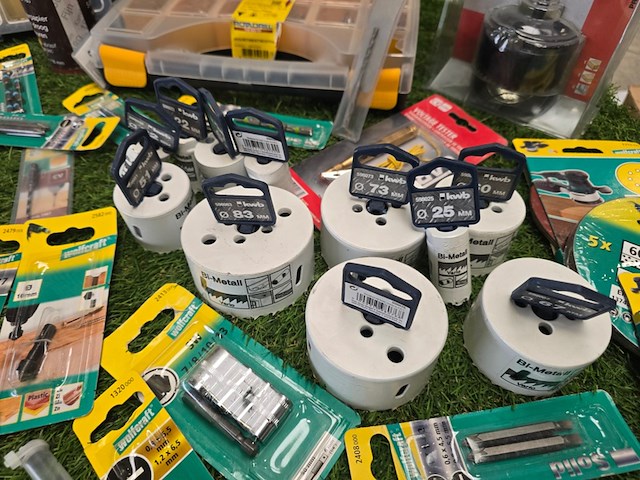 Boren bits koffers en meer wolfkraft, partij - afbeelding 11 van  14