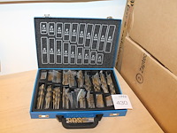 Borenkoffer met spiraalboren. - afbeelding 1 van  3