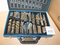 Borenkoffer met spiraalboren. - afbeelding 2 van  3