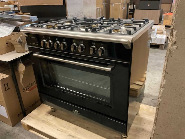 Boretti cfbg901zw2 vrijstaand 5-pits gasfornuis - afbeelding 2 van  8