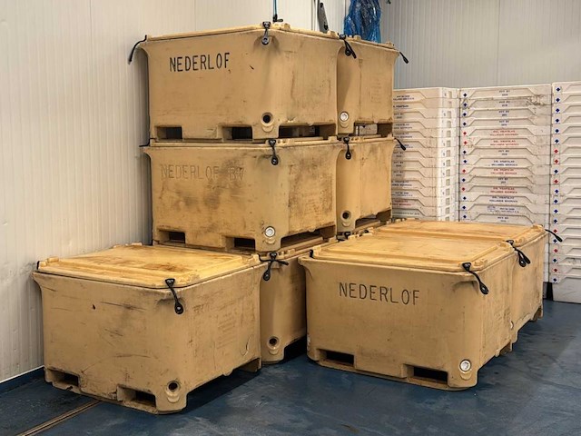 Borgarplast 660 geïsoleerde opslagcontainer (10x) - afbeelding 1 van  18