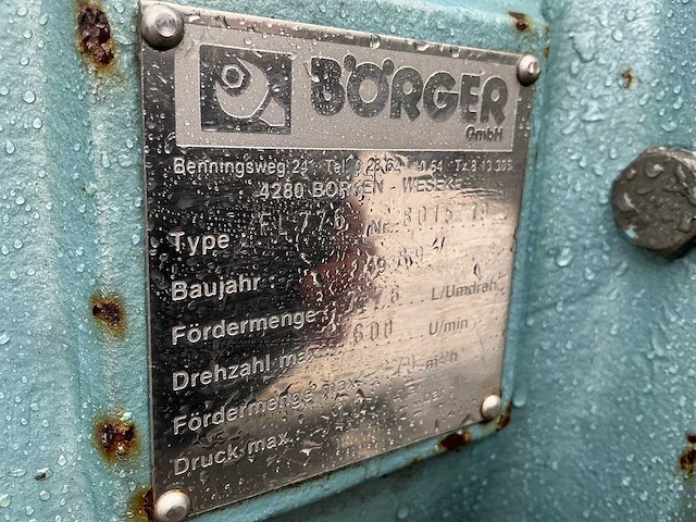Borger fl776 verdringerpomp - afbeelding 4 van  9