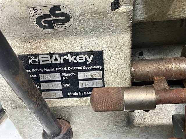 Borkey kopieerfrees tbv sleutels - afbeelding 5 van  7