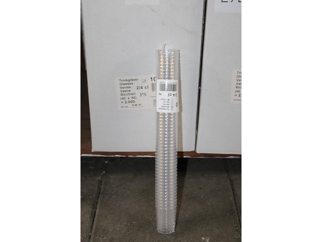 Borrelglaasjesr 4 cl in 2 dozen. ca. 3000 stuks. - afbeelding 2 van  2