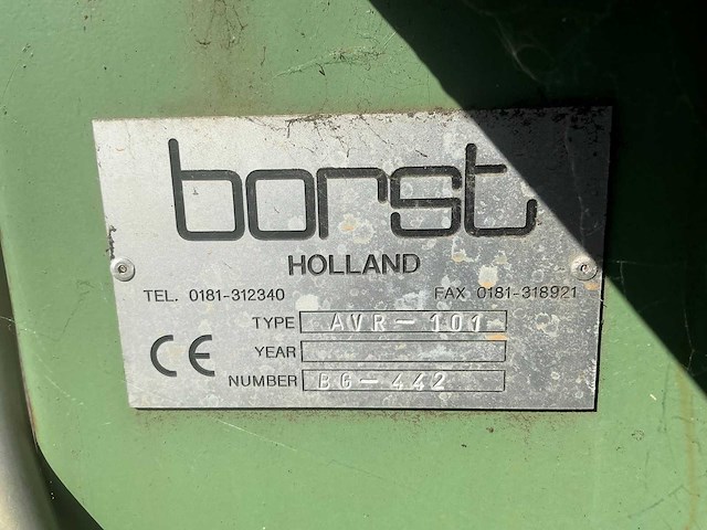 Borst avr 101 palletfoliewikkelaar - afbeelding 8 van  13