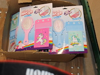 Borstel met kam en speigelset mix geleverd 2 stuks in ds m - afbeelding 1 van  3