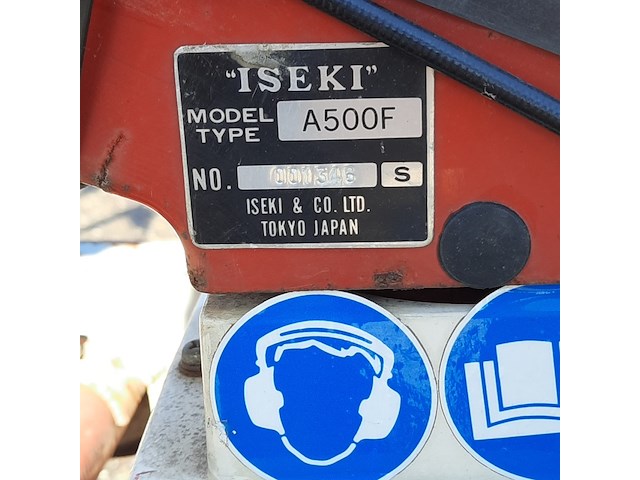 Borstelmachine iseki, a500f - afbeelding 5 van  14