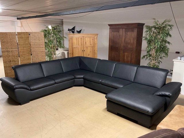 Boruss lederen hoekbank - afbeelding 1 van  16