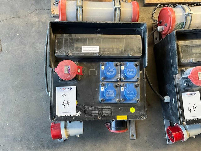 Bos elektra 32 amper wand bouwaansluitkast (4x) - afbeelding 5 van  6