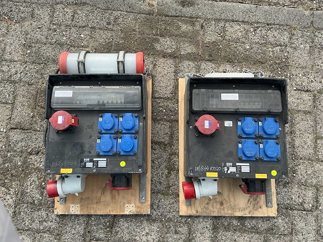 Bos elektro 32a verdeler site stroomdistributiebord (2x) - afbeelding 2 van  5