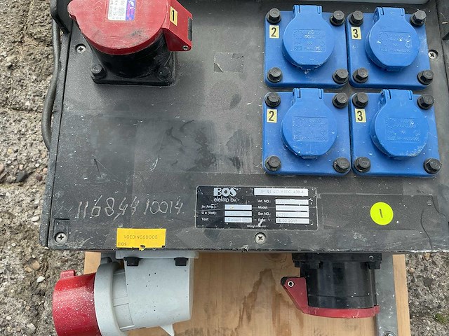 Bos elektro 32a verdeler site stroomdistributiebord (2x) - afbeelding 5 van  5
