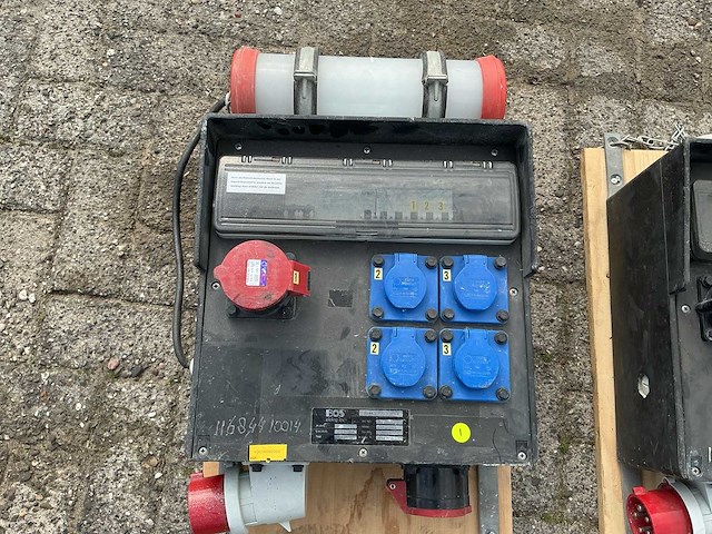 Bos elektro 32a verdeler site stroomdistributiebord (2x) - afbeelding 4 van  5