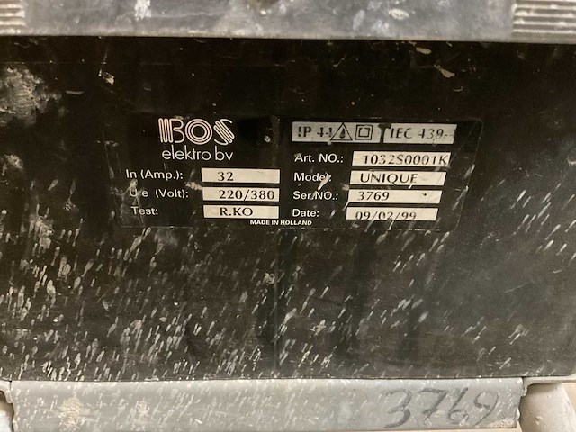 Bos elektro bv - unique - zwerfstroomkast - afbeelding 3 van  3
