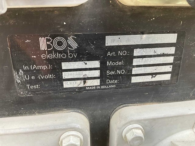 Bos elektro mid hoog zwerfstroomkast - afbeelding 7 van  7