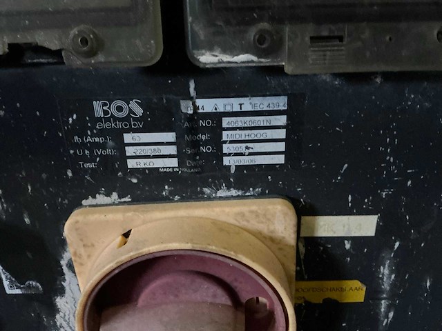 Bos elektro midi hoog bouwaansluitkast - afbeelding 5 van  5