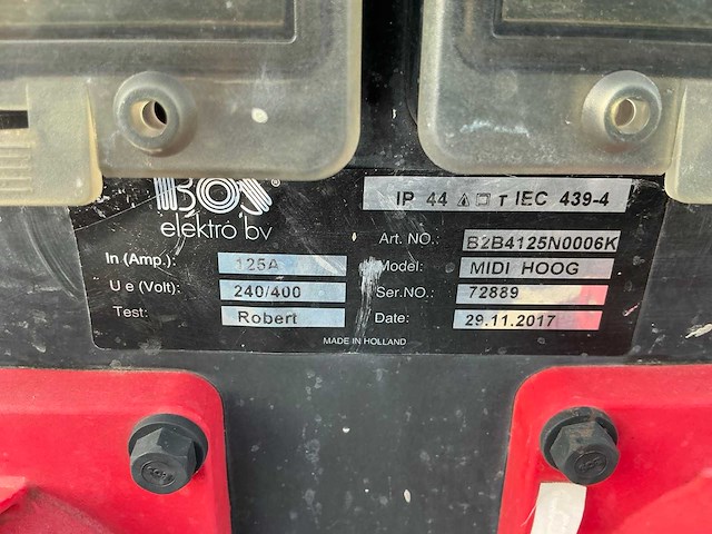 Bos midi hoog bouw aansluitkast - afbeelding 2 van  10