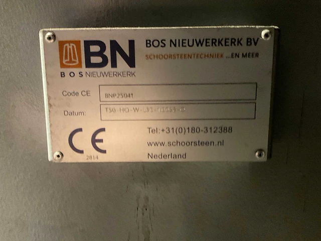 Bos nieuwerkerk bv - bnp25041 - schoorsteen met afzuiging en filters - afbeelding 30 van  31