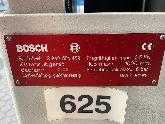 Bosch - 2002 - bakkenlift - afbeelding 7 van  7