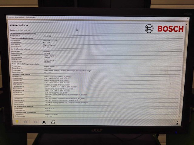 Bosch - 2013 - fwa 4435 - uitlijner / uitlijn apparaat - afbeelding 6 van  8