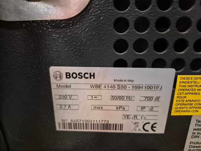 Bosch - 2018 - wbe 4140 - banden balanceer apparaat - afbeelding 6 van  6