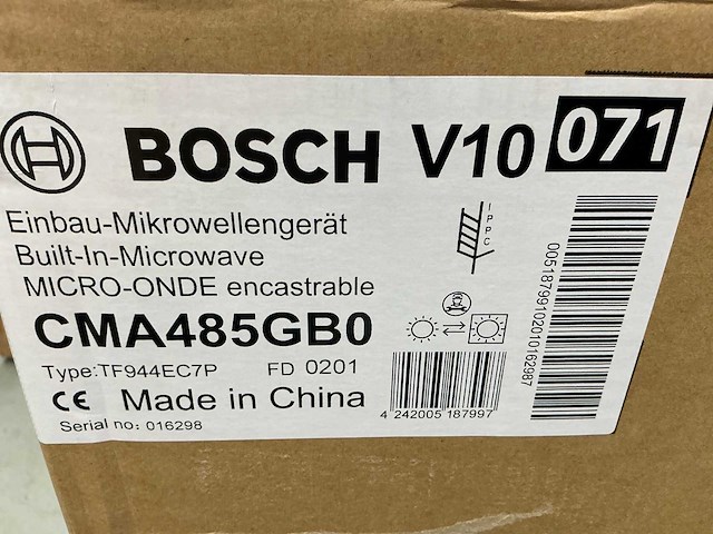Bosch - cma485gb0 tf944ec7p - inbouw combi magnetron - afbeelding 6 van  7