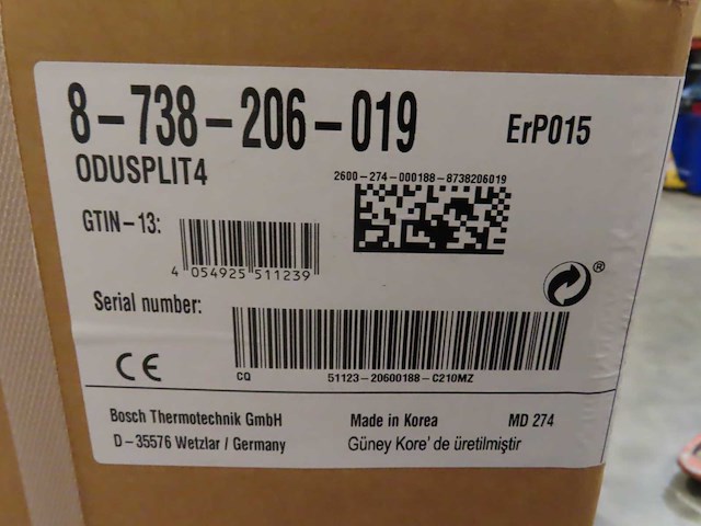 Bosch - compress hybrid 3000i aws hc3000iaw 6 l / odusplit4 - warmtepomp - afbeelding 5 van  5