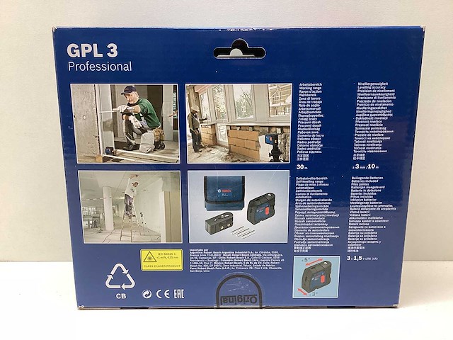 Bosch - gpl 3 - puntlaser - afbeelding 2 van  3