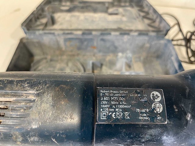 Bosch - gws 10-125 - elektrische haakse slijper - afbeelding 3 van  3