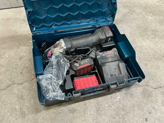 Bosch - gws 18-125 v-li - haakse slijpmachine - afbeelding 1 van  4