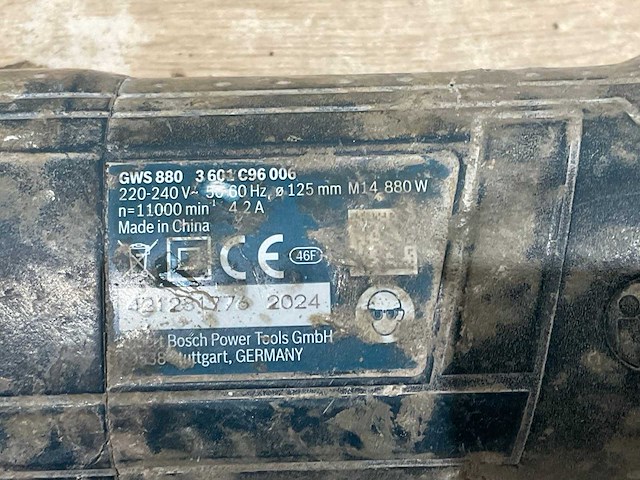 Bosch - gws 880 - slijpmachine - afbeelding 5 van  6