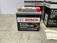 Bosch - m li-lion ytx14 ahl-bs - 12v 4,0ah - accu (3x) - afbeelding 5 van  6