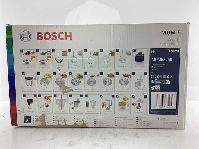 Bosch - mum58259 - keukenrobot - afbeelding 3 van  3