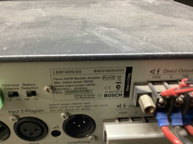 Bosch - plena - versterkers (2x) - afbeelding 1 van  1