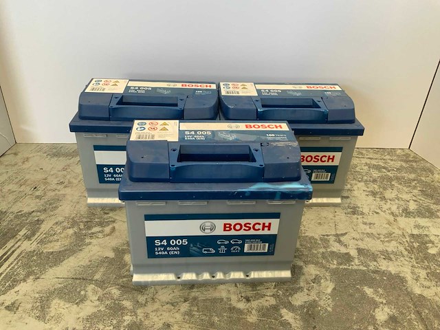 Bosch - s4 005 - 12v 60ah - accu's (3x) - afbeelding 2 van  6