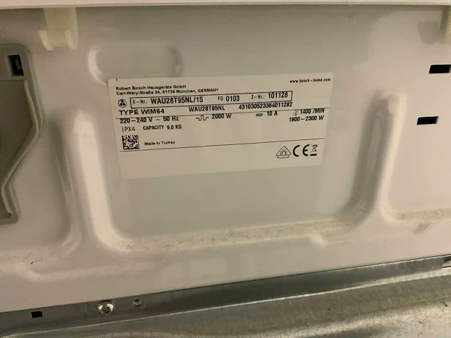 Bosch - serie 6 - wasmachines - afbeelding 6 van  6